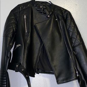 Zara faux leather jacket